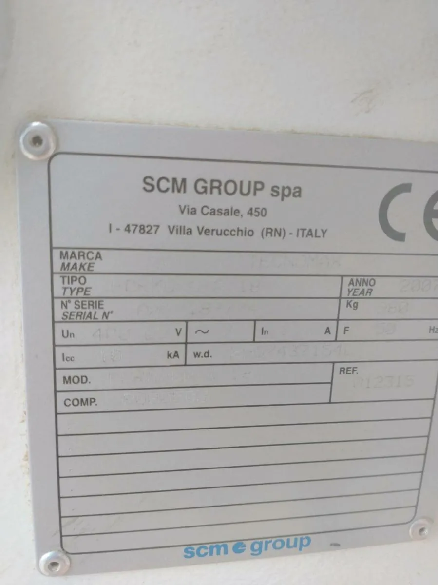 2007 Scm Formula  4 sided planer - Image 2