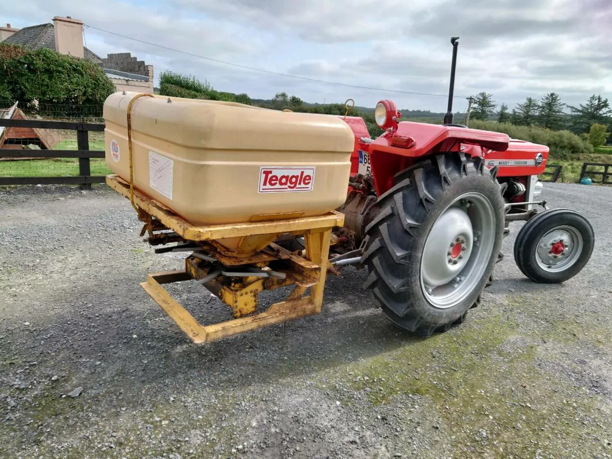Teagle fertilizer spreader for sale in Co. Clare for €500 on DoneDeal