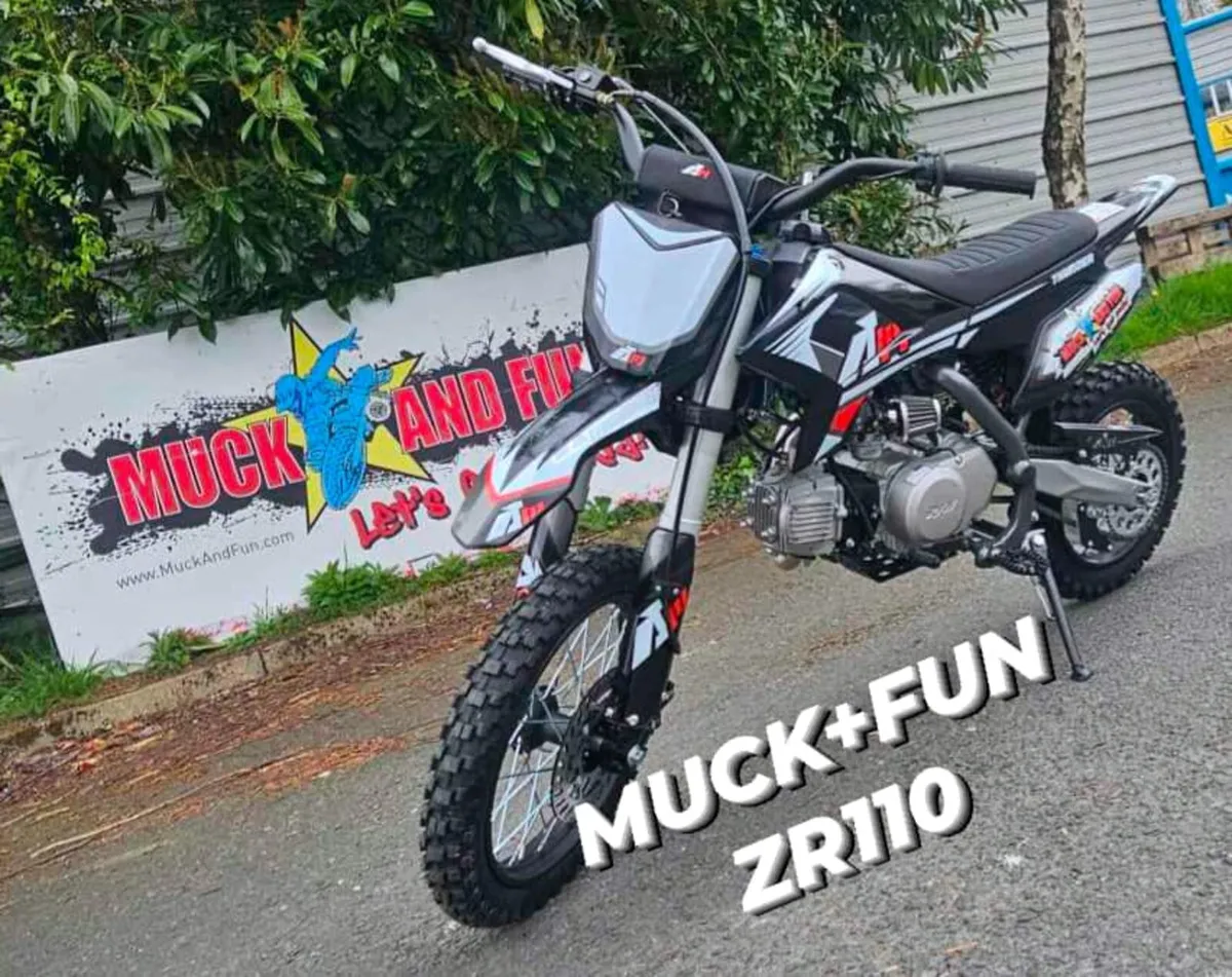 MUCK+FUN Zr 110 Pit Bike WARRANTY DELIVERY CHOICE - Image 1