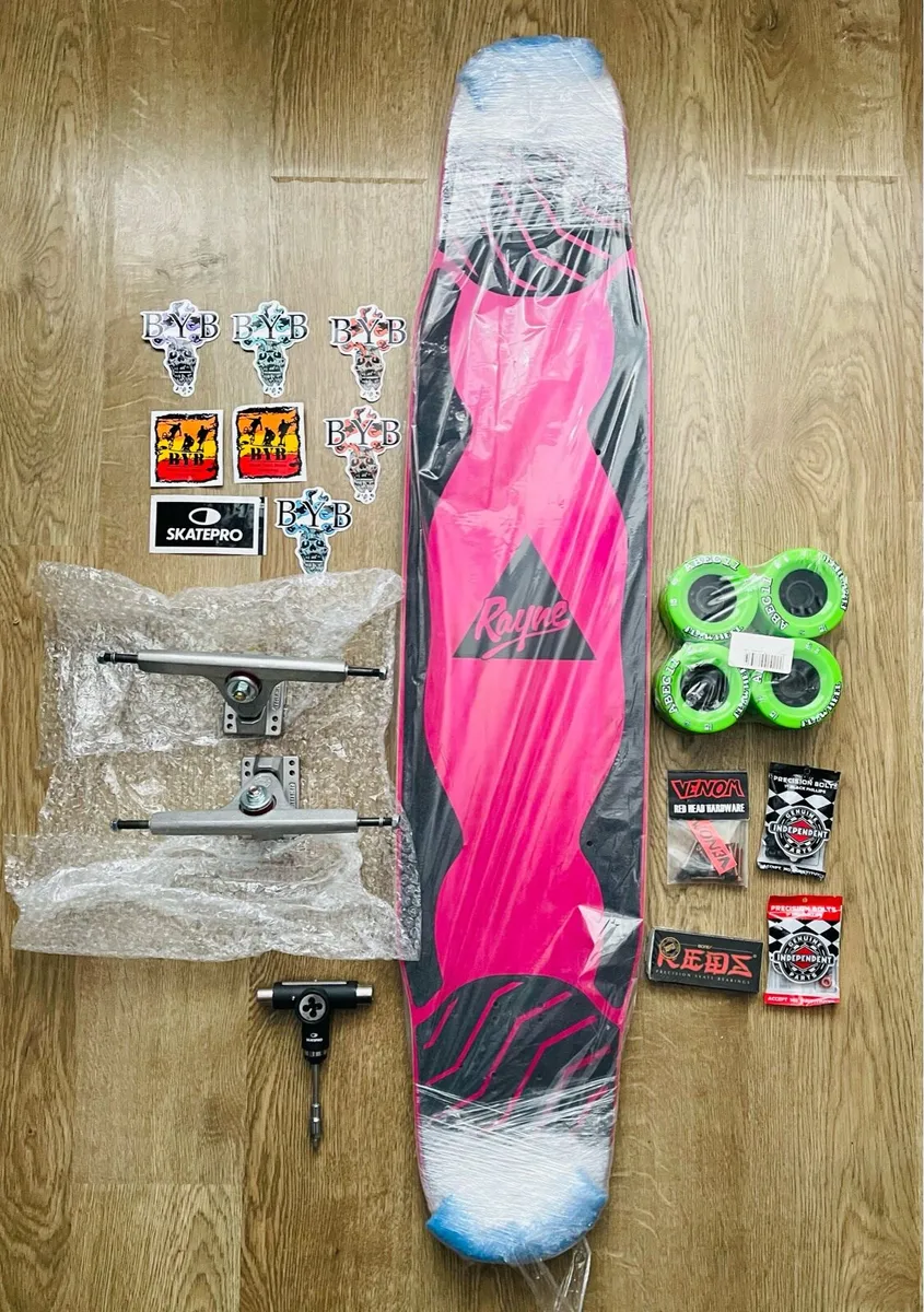 Rayne Skateboard Longboard Complete build set New - Image 1