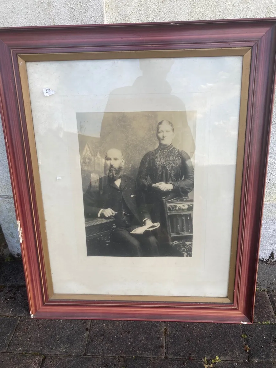 Victorian portrait framed