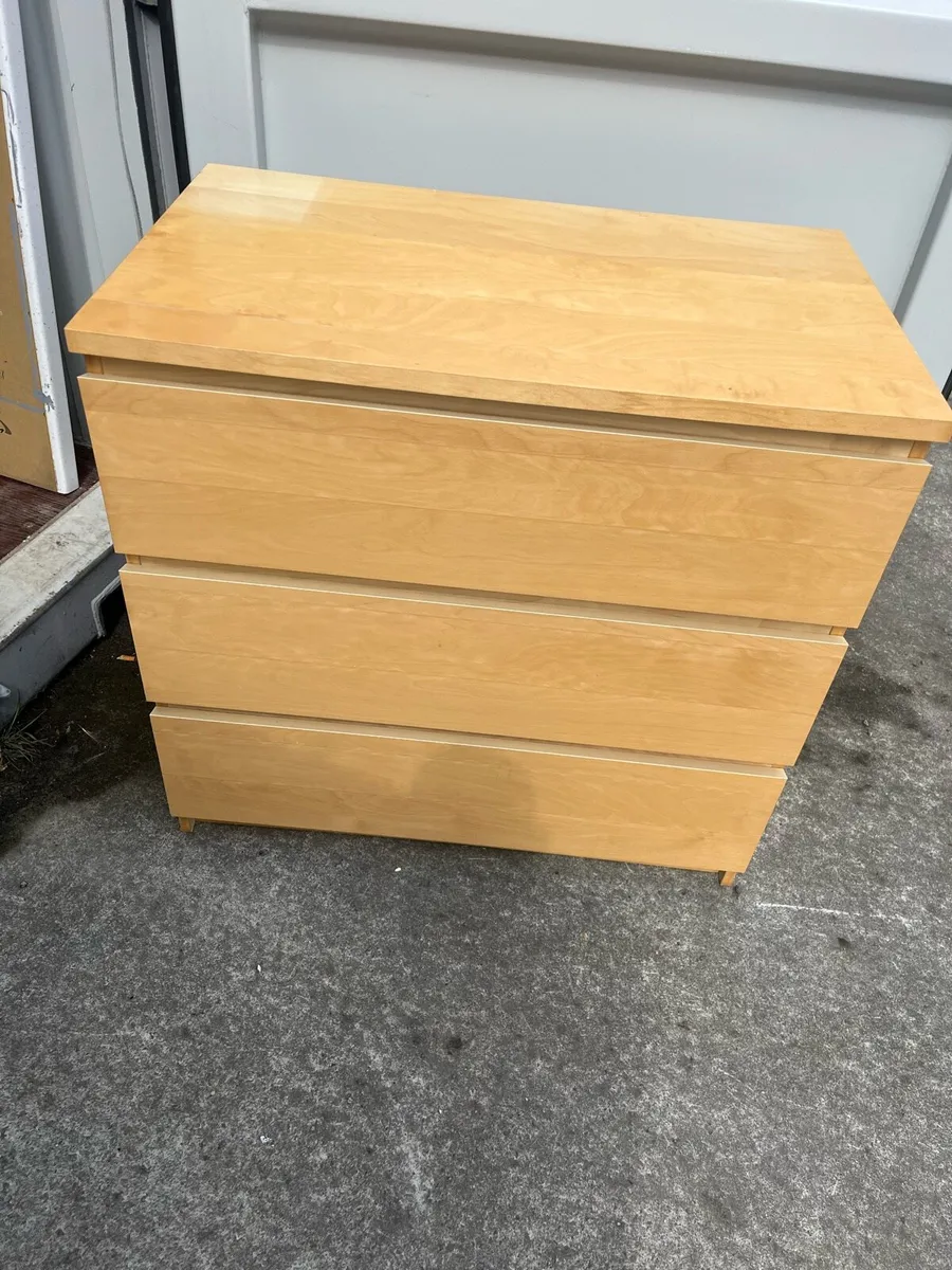 Ikea MALM Chest of 3 drawer for sale in Co. Dublin for €35 on DoneDeal