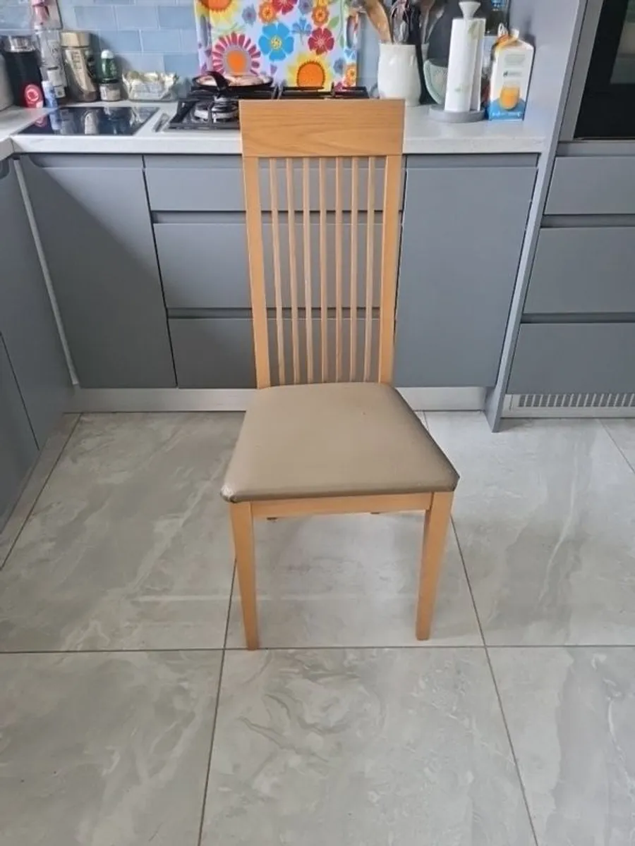 4 kitchen chairs for sale in Co. Dublin for €240 on DoneDeal