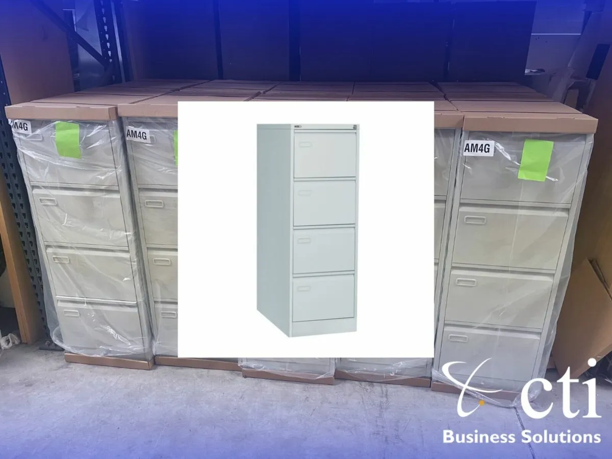 4 Drawer Filing Cabinets ***NEW*** - 20 In Stock! - Image 1