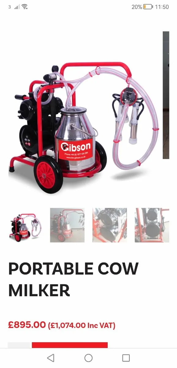 Portable Milking Machine Top quality Components