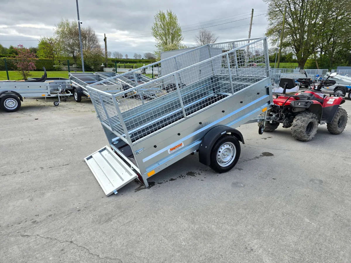 7ft8x4ft3 Trailer with mesh - Image 4