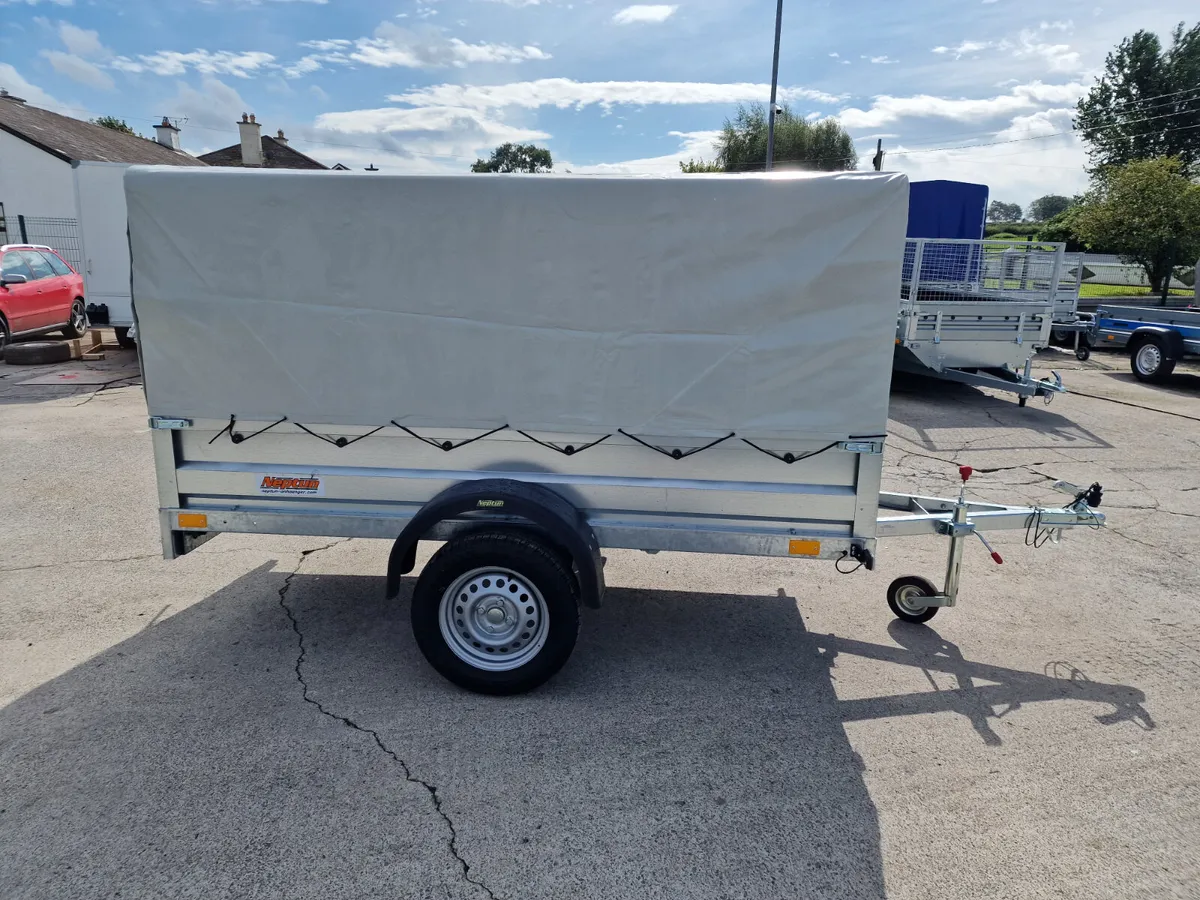 7ft8x4ft3 Trailer with mesh and cover - Image 2