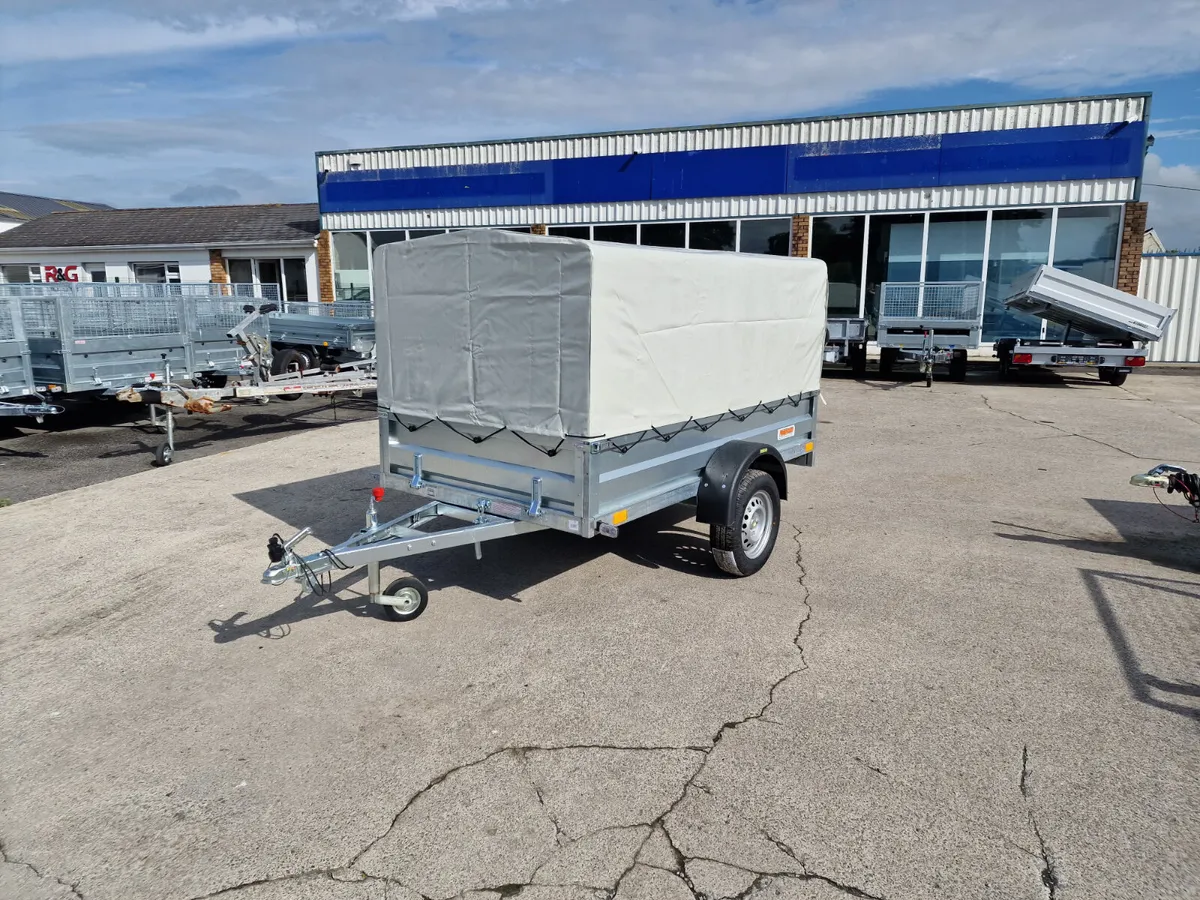 7ft8x4ft3 Trailer with mesh and cover - Image 4