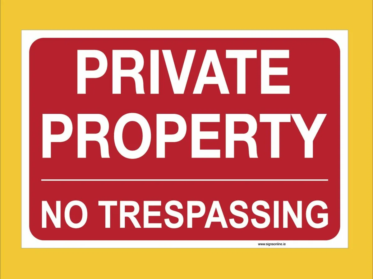 Private Property Signage | Free Delivery Available - Image 3