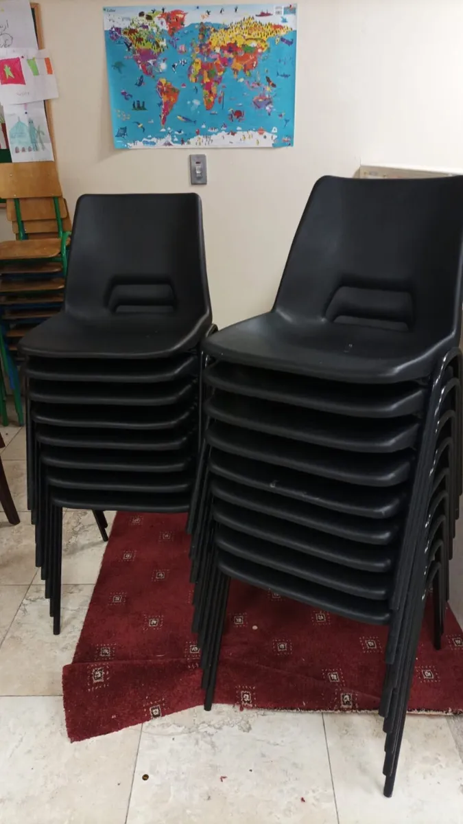 stacking chairs, kids chairs & tables - Image 1