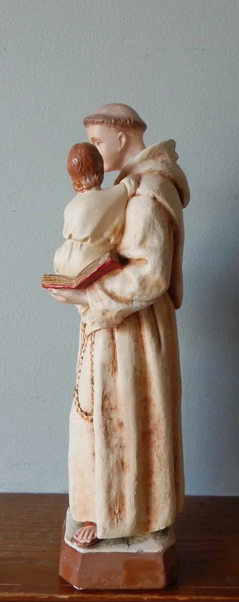 Statue of St Anthony of Padua with Infant Jesus - Image 4