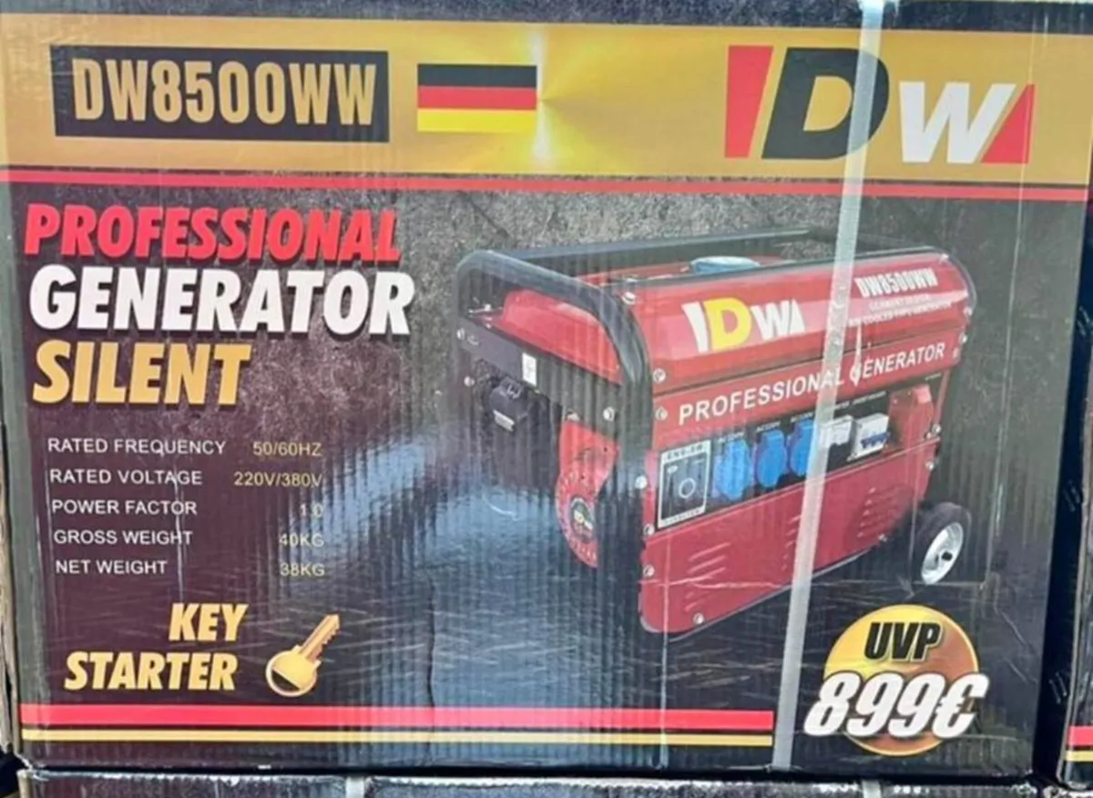 BRAND NEW SILENT DIESEL GENERATOR 8.5kva for sale in Co. Clare for €280