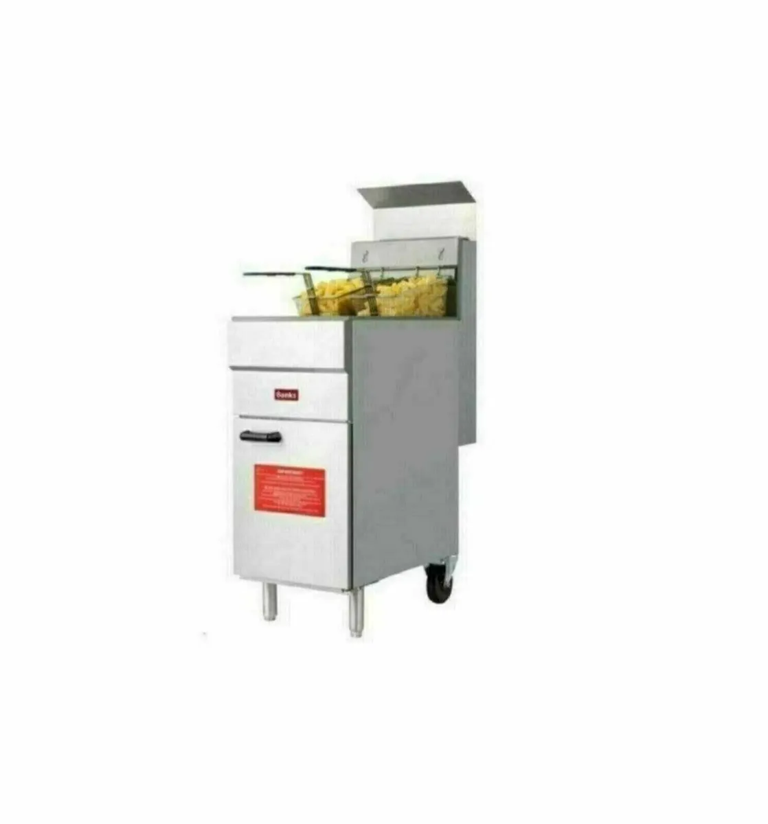 Gas Fryer Twin Basket 4 Burner