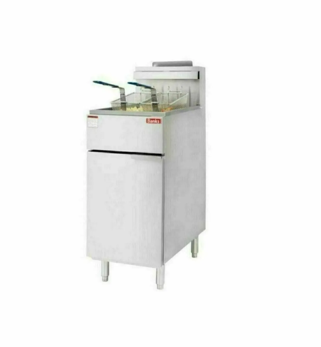 Gas Fryer Twin Basket 3 Burner