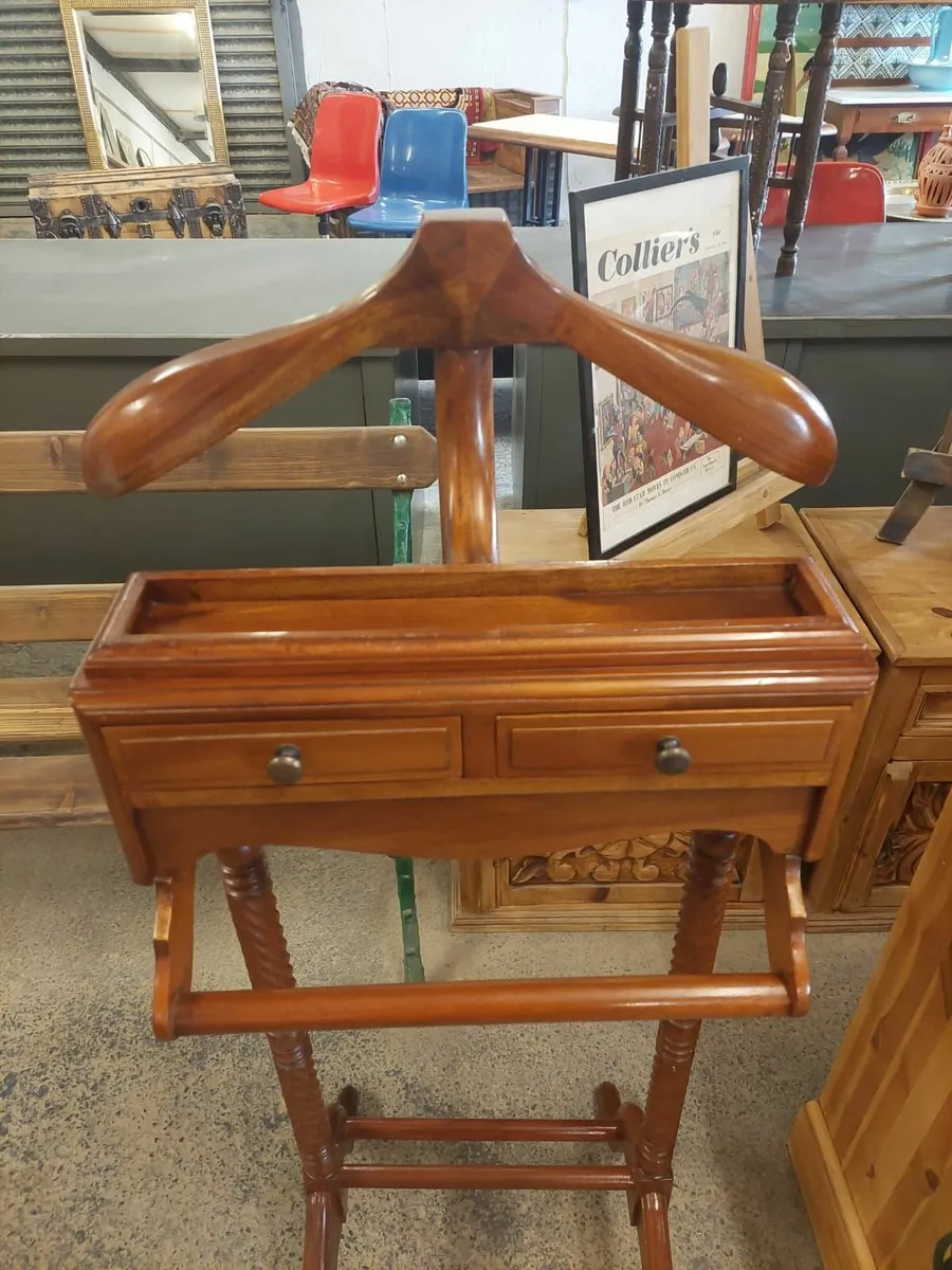 Vintage style walnut gents clothing valet for sale in Co. Donegal for €