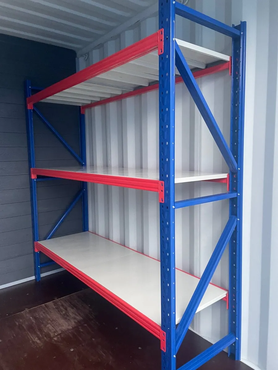 All metal Longspan shelving racking - Image 1