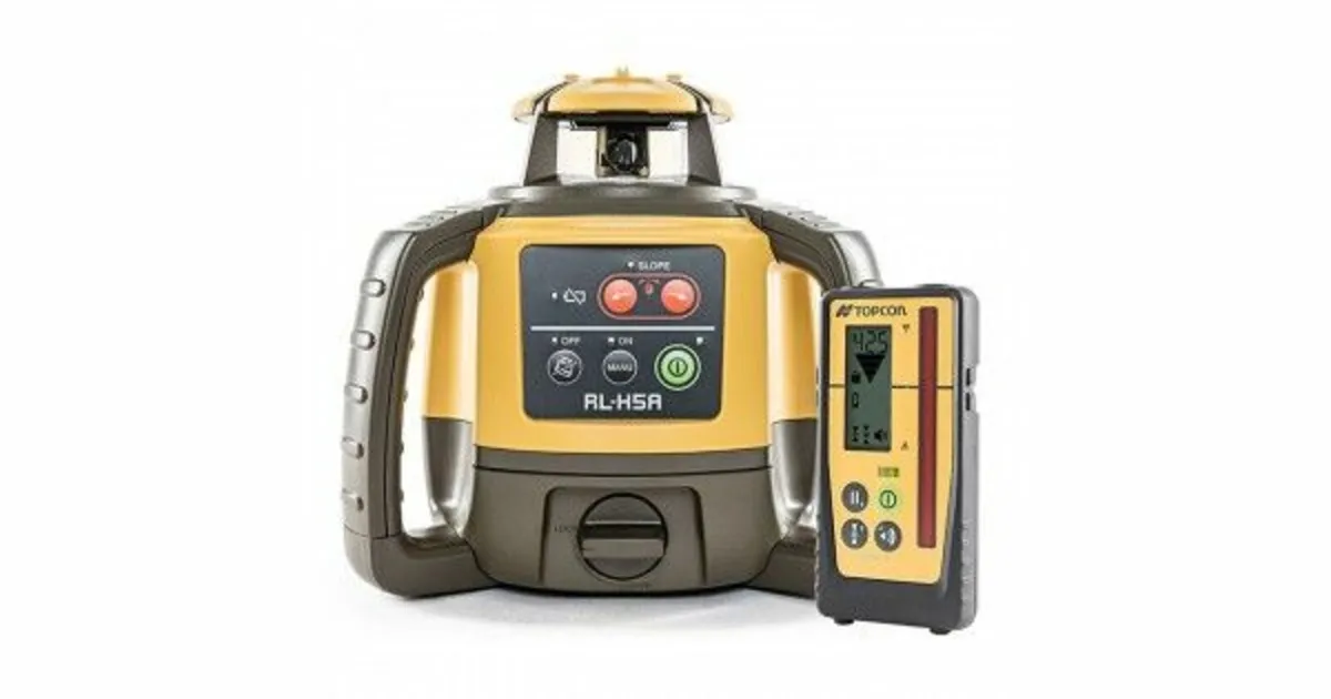 Topcon Laser Level RL-H5A with LS-100D T&S - Image 2