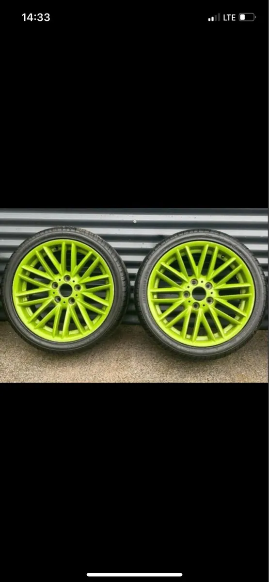 BBs green alloy wheels - Image 1