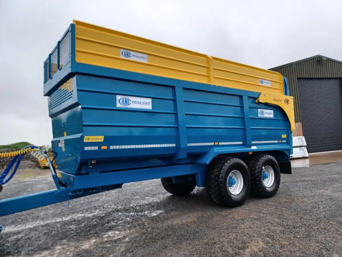 Kane 18ton/22ft halfpipe silage trailer - Image 2