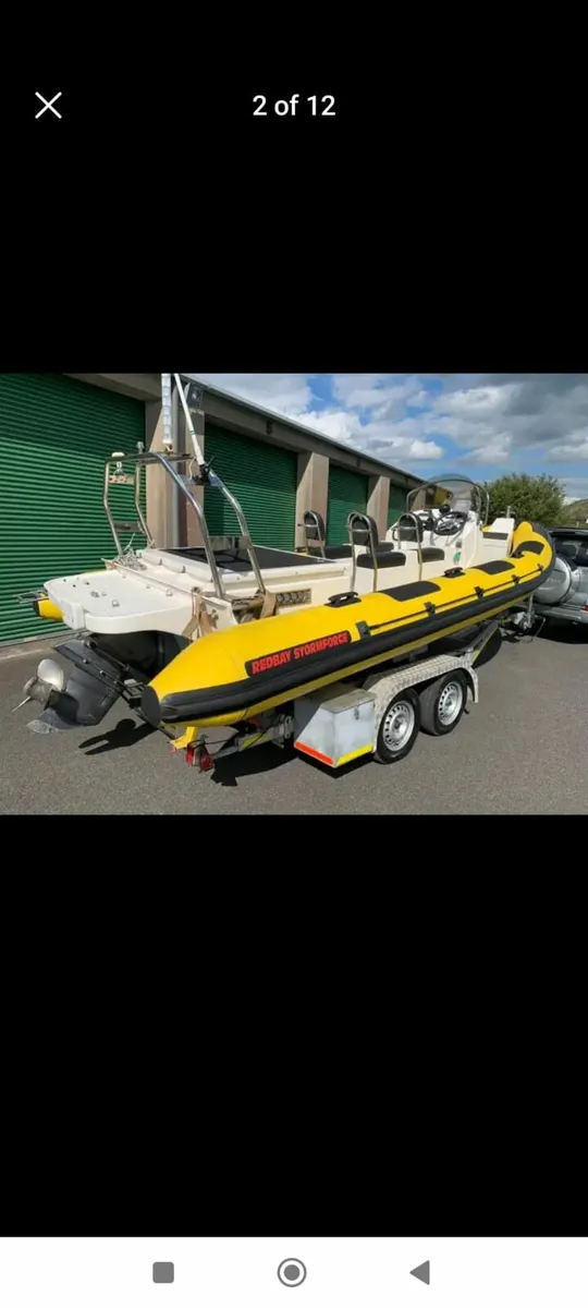 Redbay stormforce 6.5m rib for sale in Co. Donegal for €21,000 on DoneDeal
