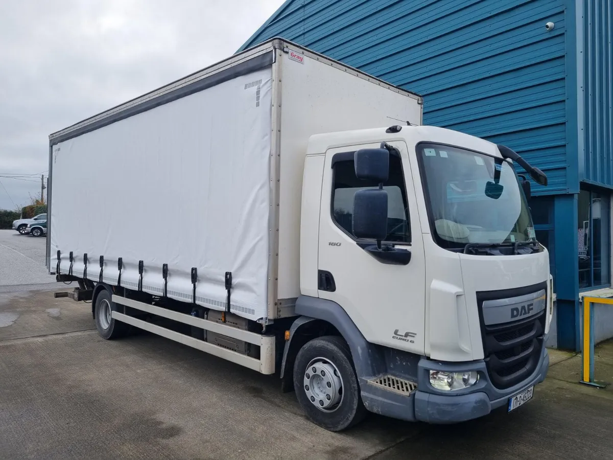 2017 DAF LF 180 12 TON CURTAINSIDER - Image 1