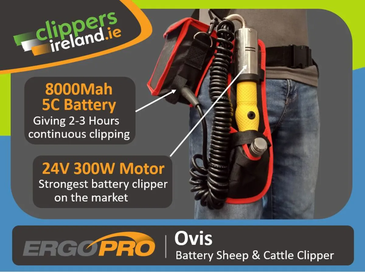 ErgoPro Ovis 24v High Power Sheep Shears - Image 2