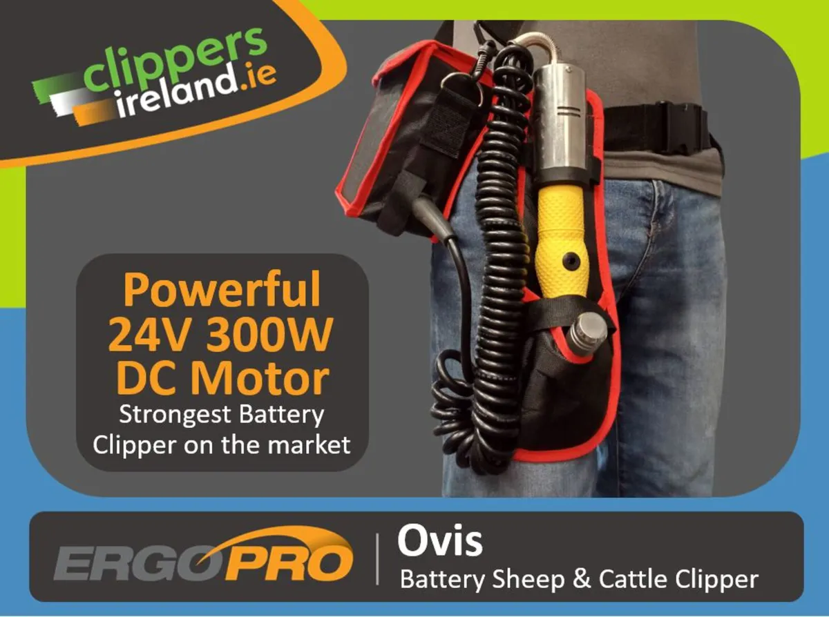 ErgoPro Ovis 24v High Power Sheep Shears - Image 1