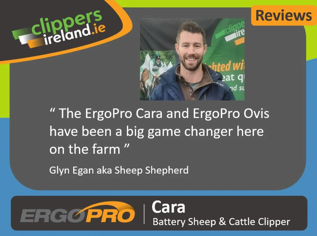 ErgoPro Cara (Battery) Sheep & Cattle Clipper - Image 4