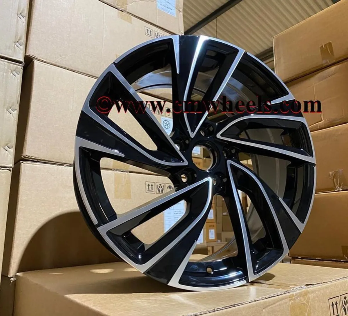 18 19" Inch VW Golf R Adelaide Style Alloys 5x112 - Image 3