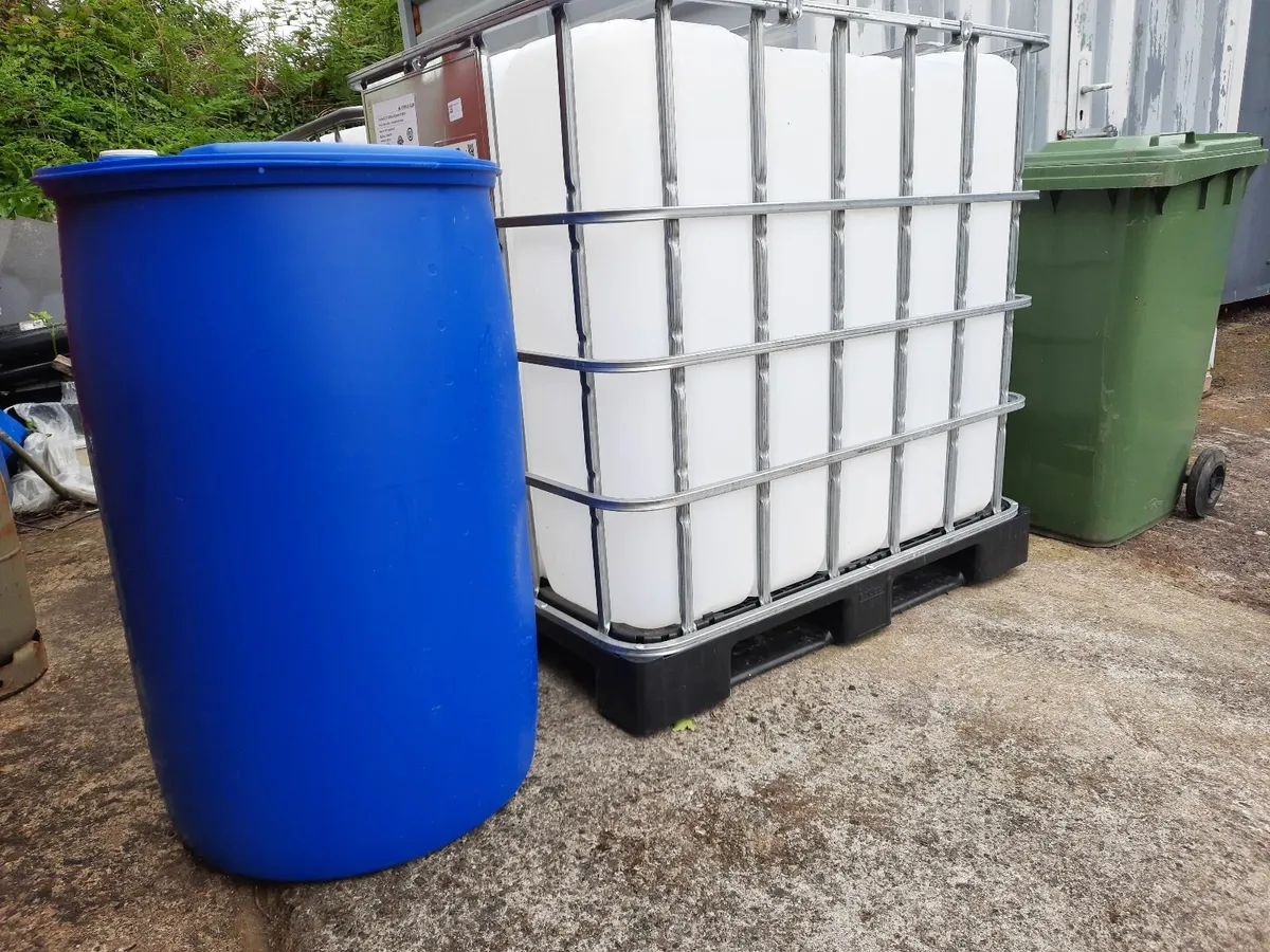 Ibc water tanks barrels and wheelie bins. for sale in Co. Cork for €5