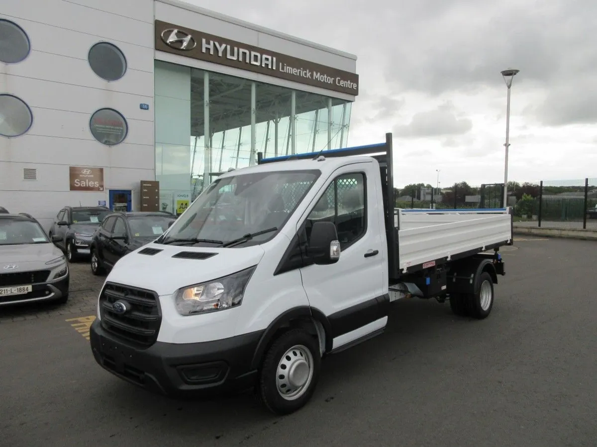 Ford Transit 350 Tipper 130 BHP 12 Foot Steel Tip - Image 1