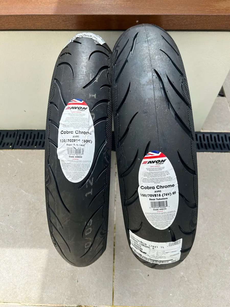 Motorcycle tires for sale in Co. Kerry for €100 on DoneDeal