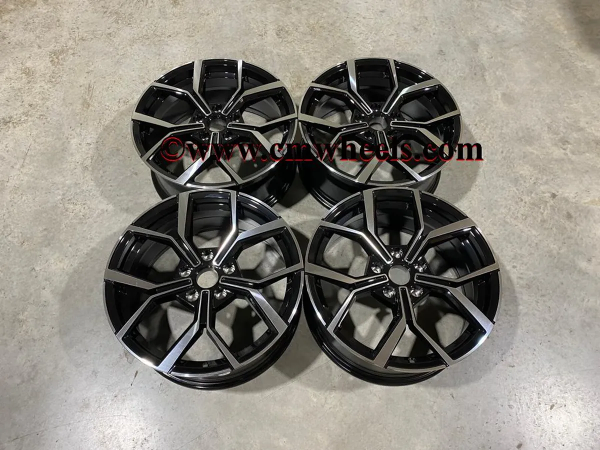 17" Inch Faro Style Alloys VW Golf Leon A3 5X112 - Image 1