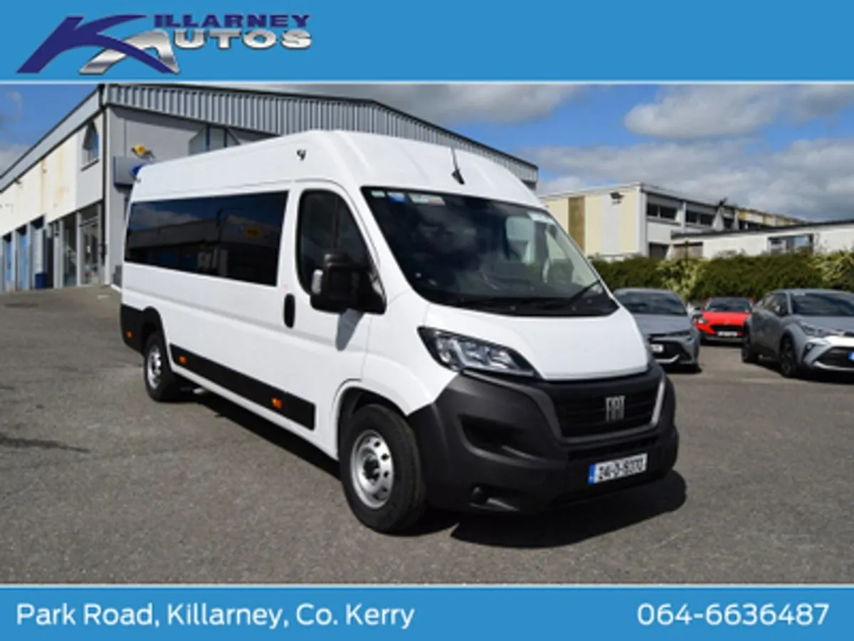 Fiat Ducato Minibus 17 Seat Minibus 2.2 180HP Wit - Image 1