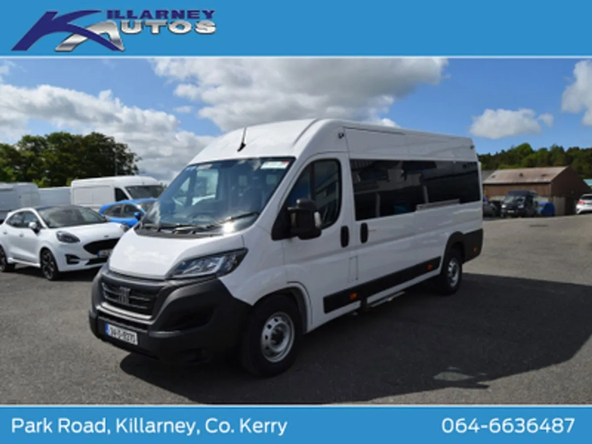 Fiat Ducato Minibus 17 Seat Minibus 2.2 180HP Wit - Image 3