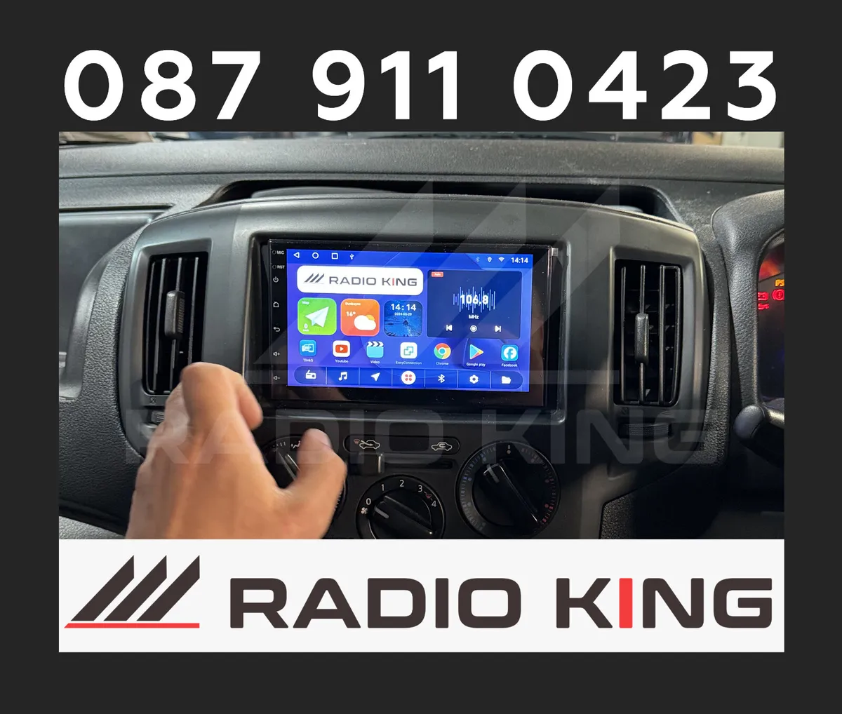 PREMIUM CARPLAY NISSAN NV200 ANDROID AUTO RADIO - Image 2