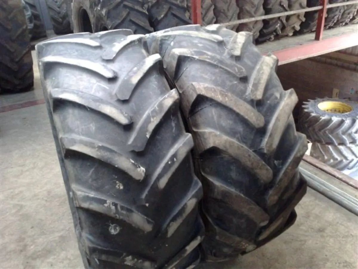 Selection Of Used Telehandler Dumper Loader Tyres - Image 2