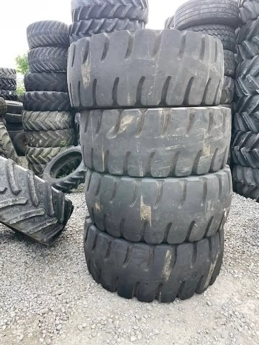 Selection Of Used Telehandler Dumper Loader Tyres - Image 4