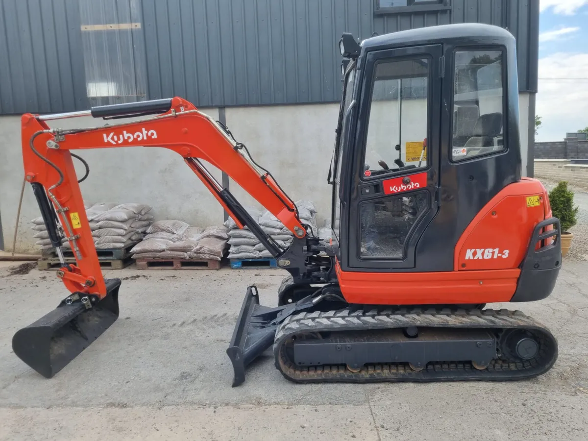 2016 Kubota KX61-3 LOW HOURS FINANCE ARRANGED - Image 1