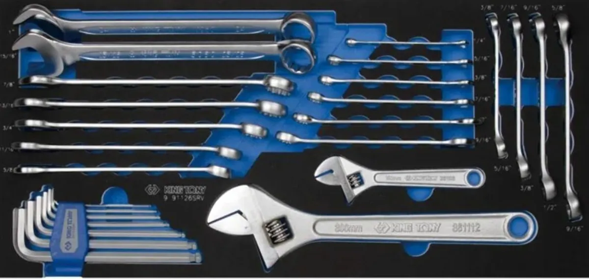 King Tony 26Pc Wrench / Spanner & Hey Key Set - Image 1