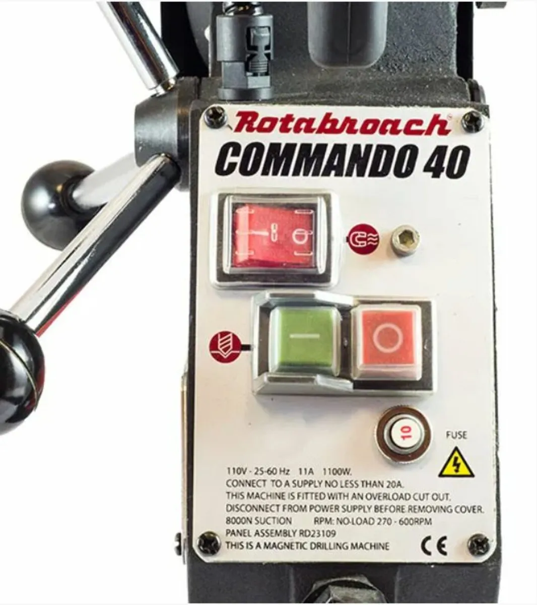 Rotabroach Magnetic Drill 1100w 110V Commando40 - Image 2