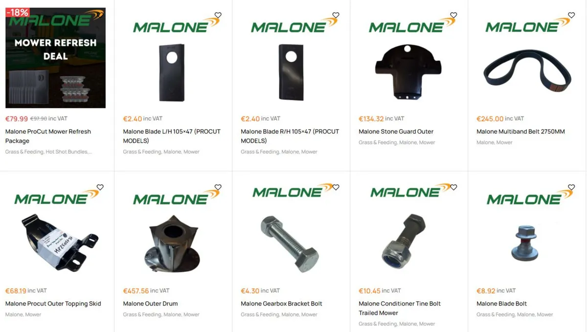 Malone Mower Parts - Image 2