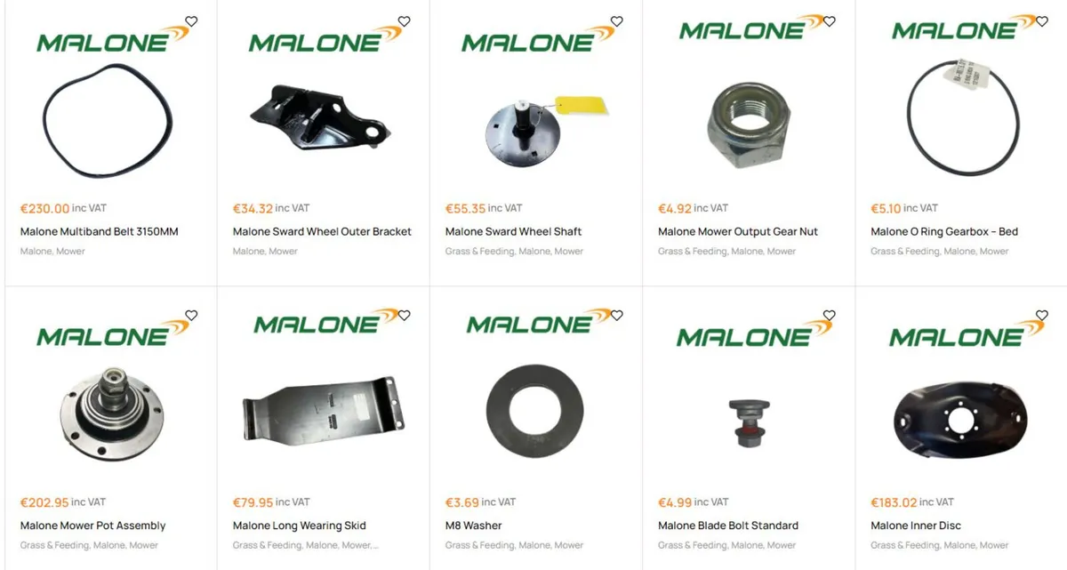 Malone Mower Parts - Image 4