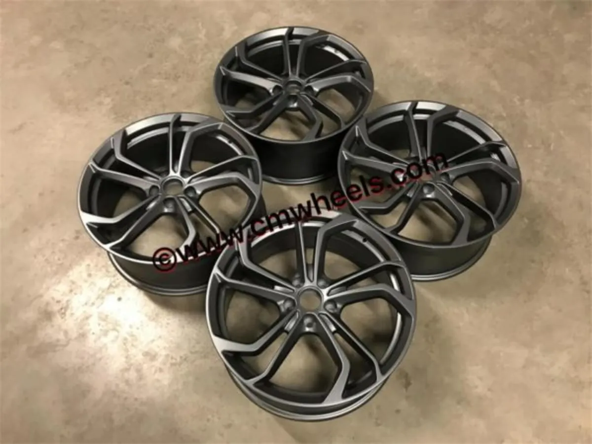 18 19″ Inch VW Golf R Reifnitz Style Alloys 5x112 - Image 3