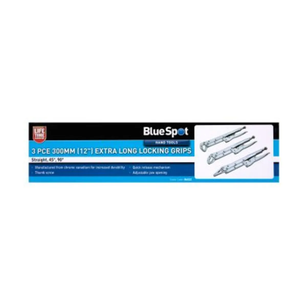 Blue Spot Tools Locking Pliers - Extra Long 3 PCE - Image 1