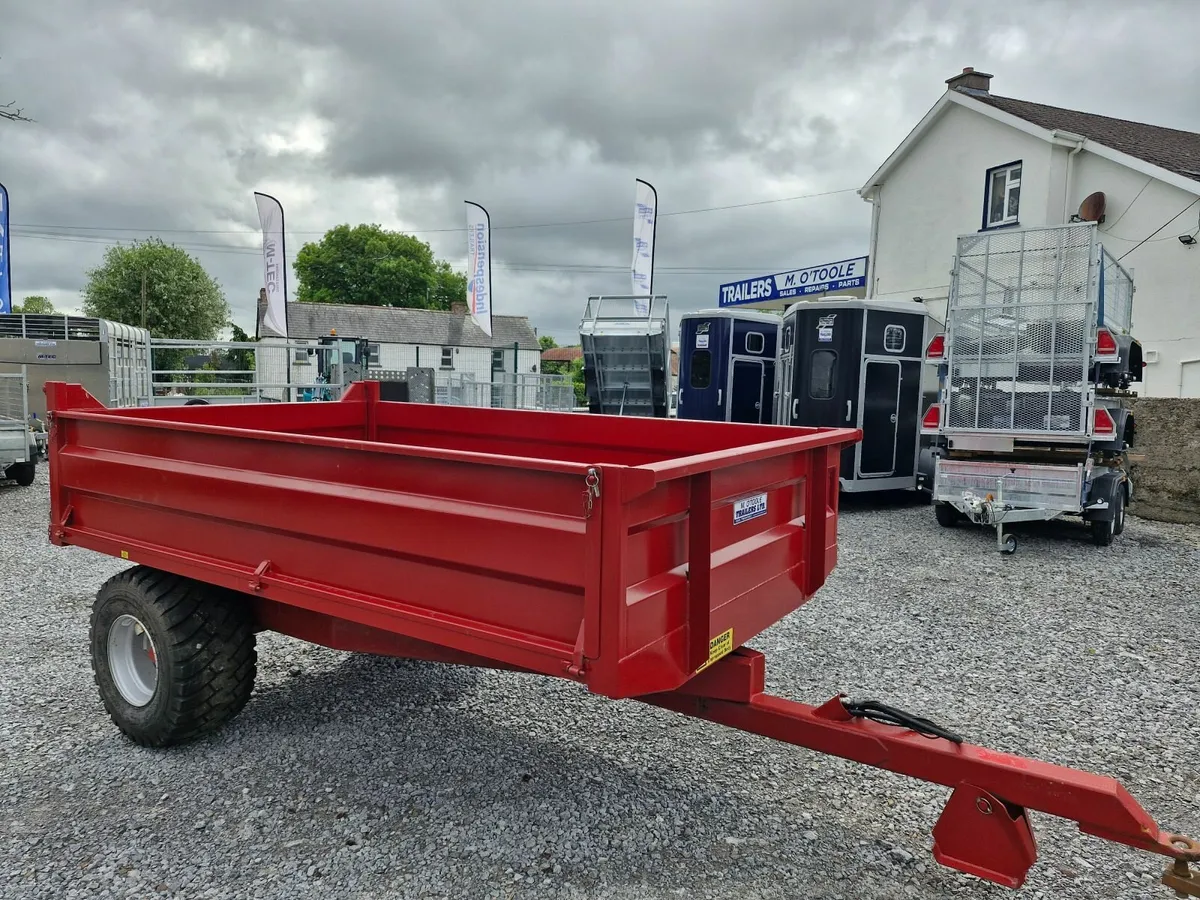 NEW  10'6" x 6'2" TRACTOR TIPPING TRAILER - Image 1