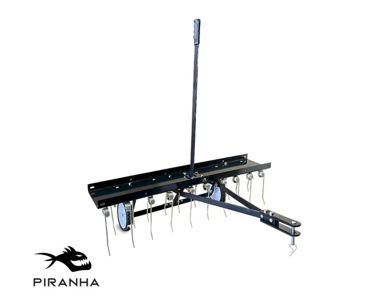 Piranha 40" Tow Behind Dethatcher - Image 1