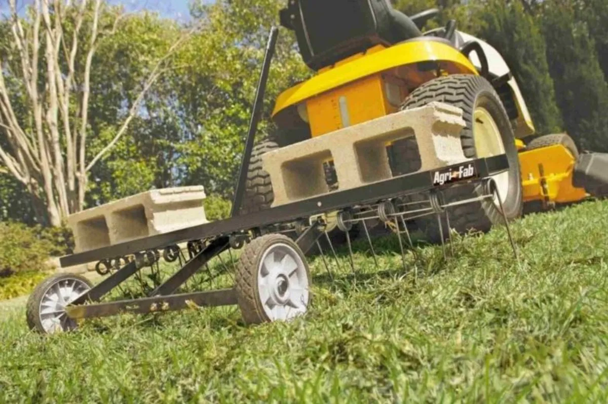 Agri Fab Tow behind Moss Rakes & Aerators - Image 2
