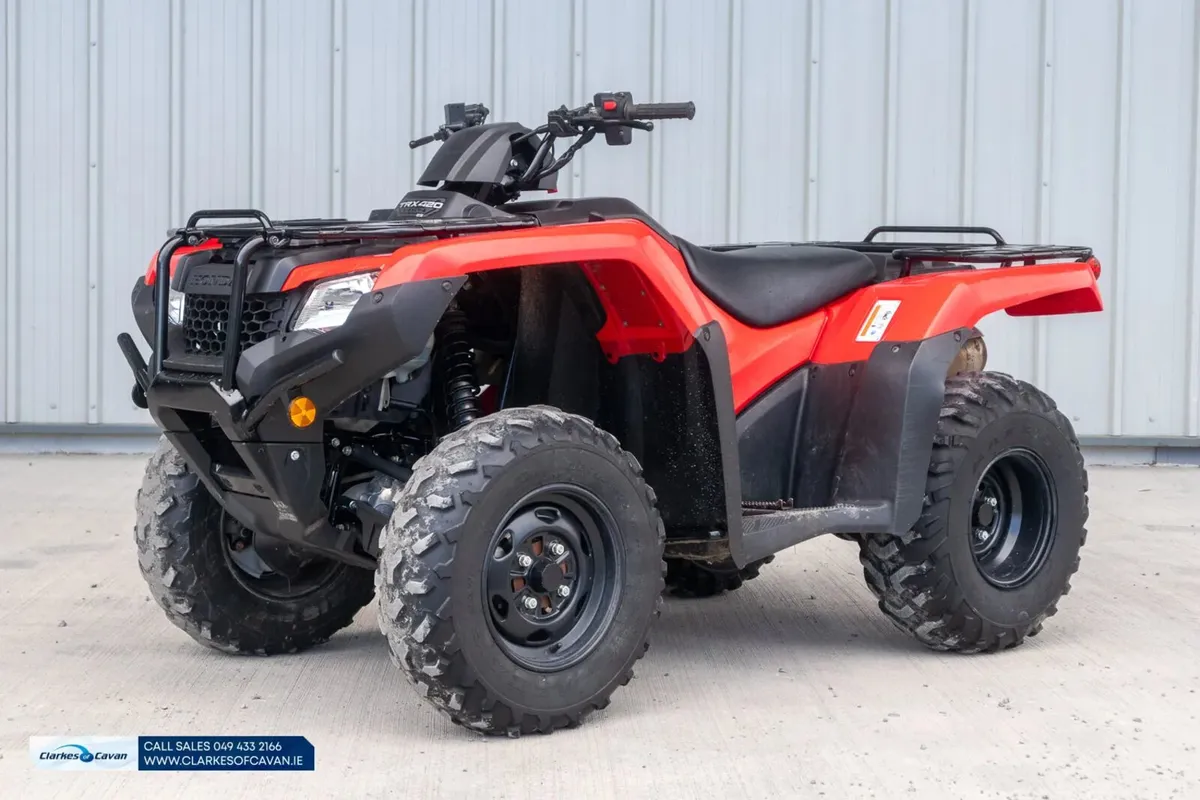 2021 Honda TRX420FE Quad - Image 1