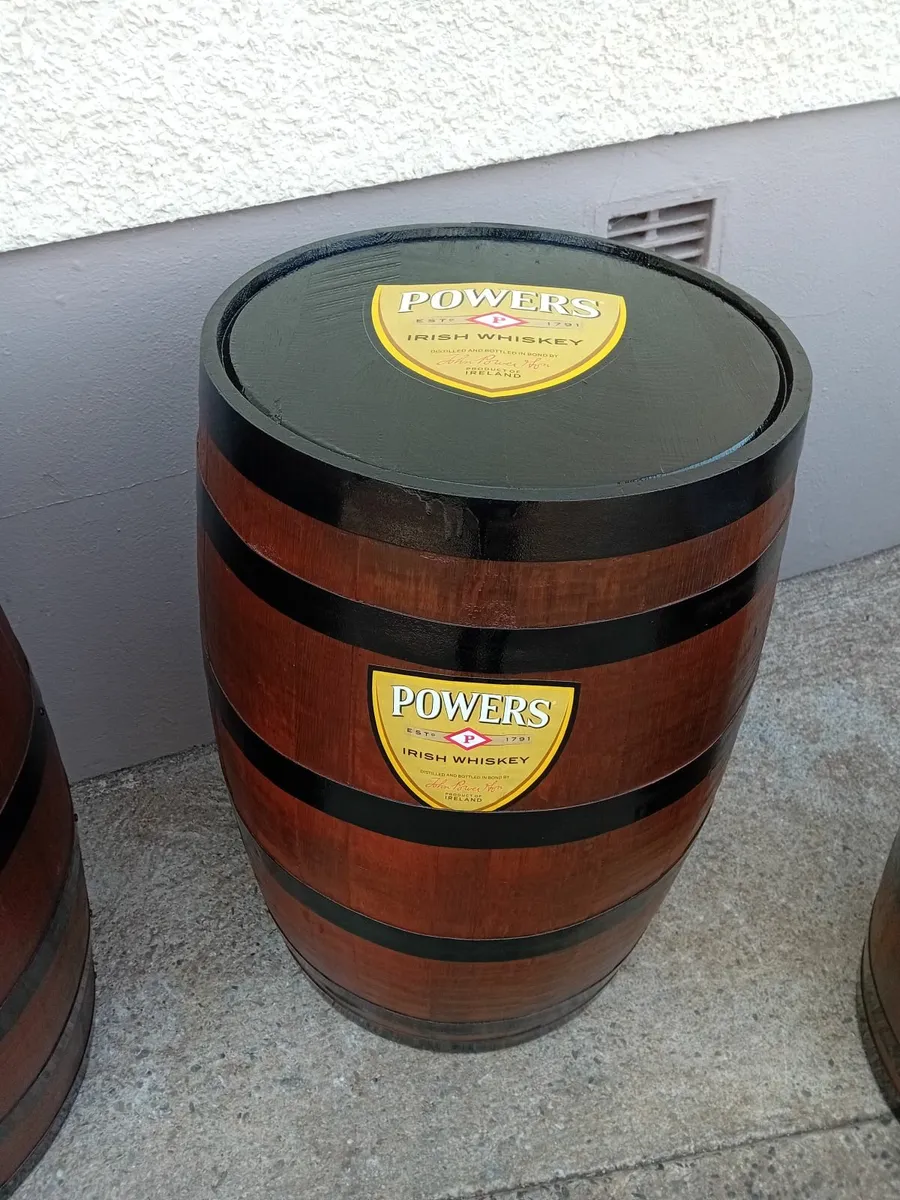 Painted Barrels With Logos - Image 2